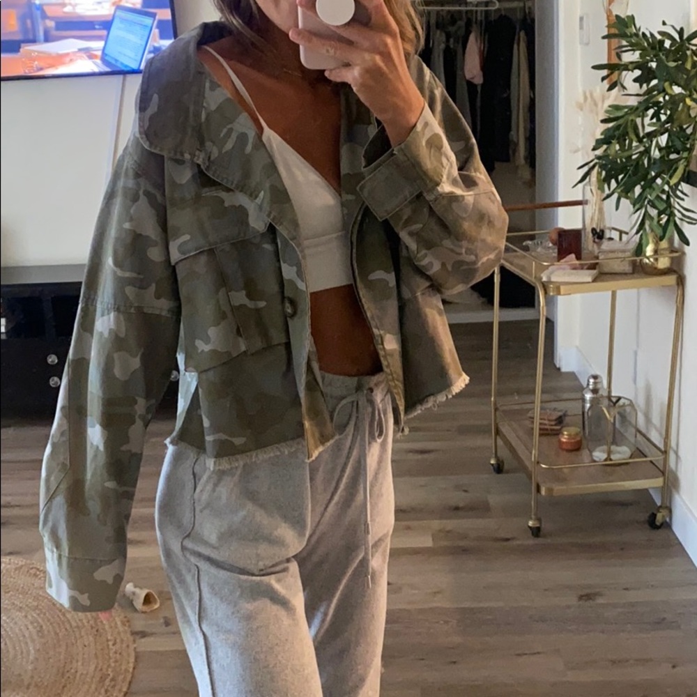 Zara camo jacket